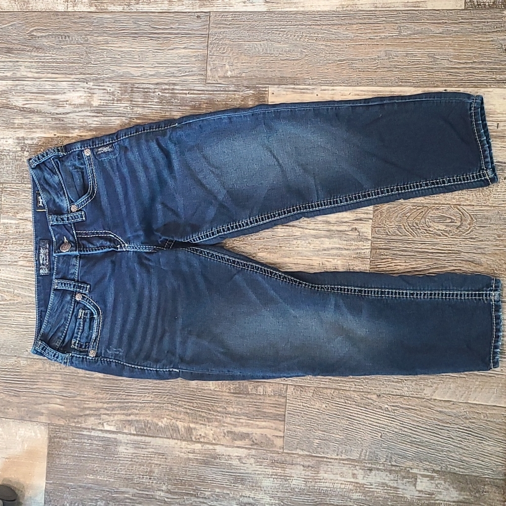 Silver Jean capris